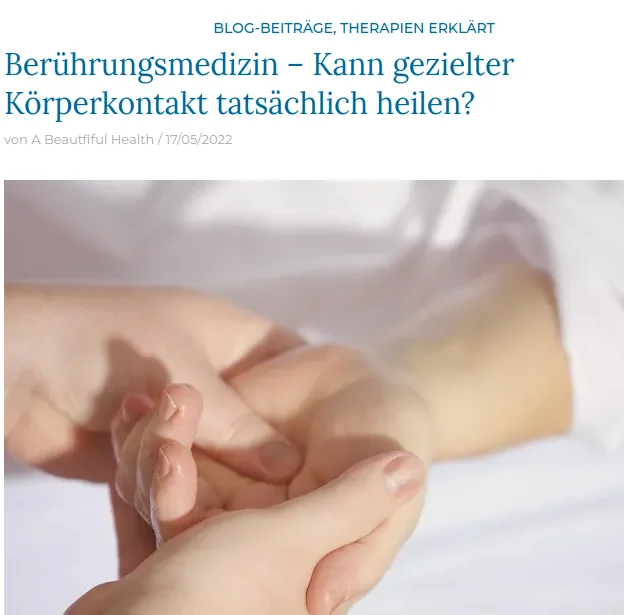 Seelenzeit mit Massage - Handmassage